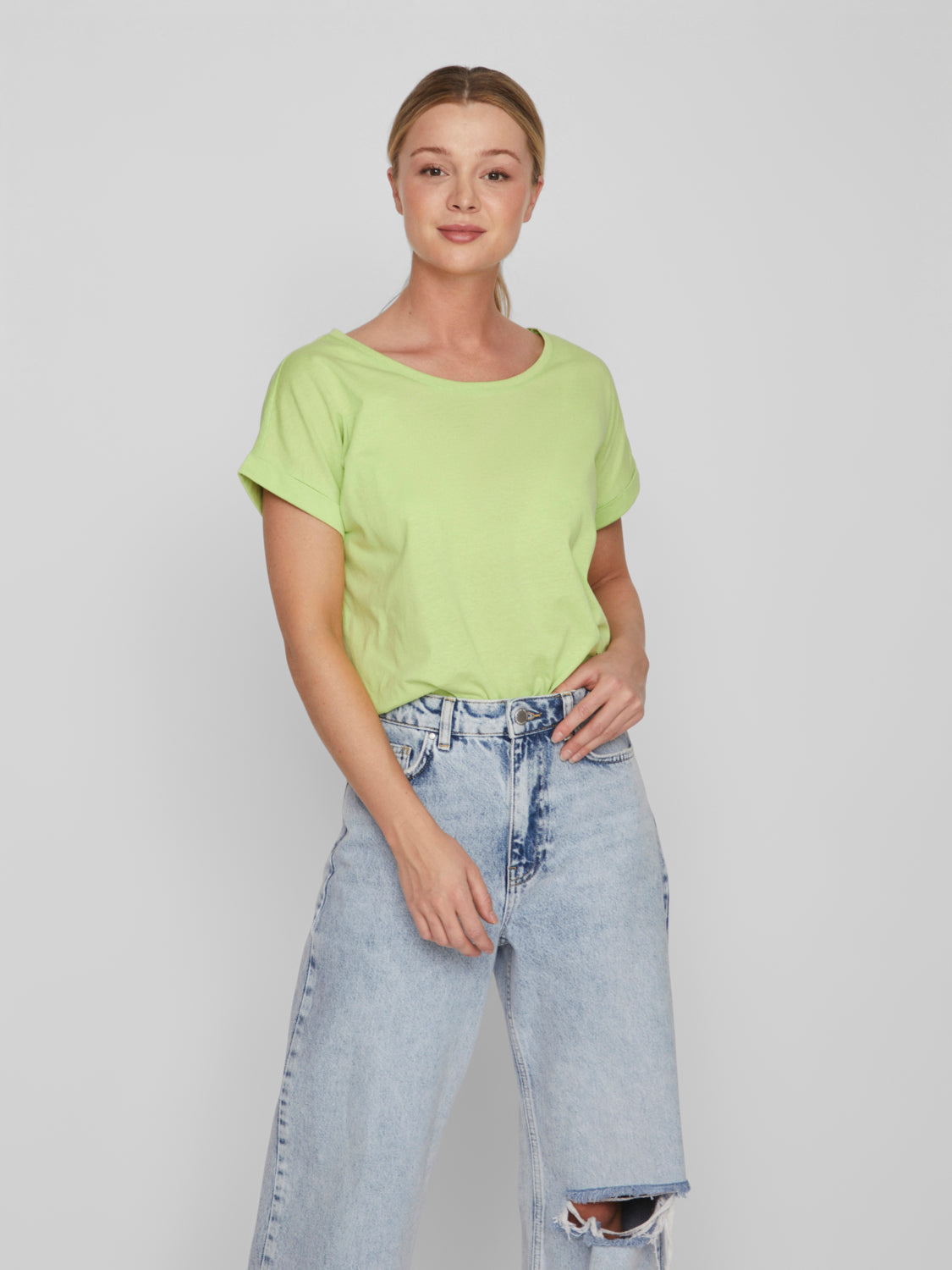 VIDREAMERS T-Shirts & Tops - Lettuce Green